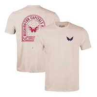 Men's Levelwear Khaki Washington Capitals Richmond Stained Glass T-Shirt