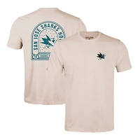 Men's Levelwear Khaki San Jose Sharks Richmond Stained Glass T-Shirt
