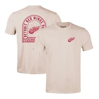 Men's Levelwear Khaki Detroit Red Wings Richmond Stained Glass T-Shirt