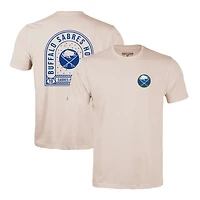 Men's Levelwear Khaki Buffalo Sabres Richmond Stained Glass T-Shirt