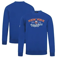 Men's Levelwear Royal New York Islanders Zane Ice Wall Pullover Sweatshirt