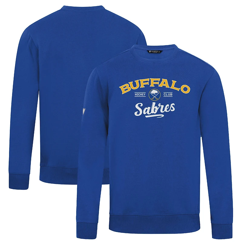 Men's Levelwear Royal Buffalo Sabres Zane Ice Wall Pullover Sweatshirt