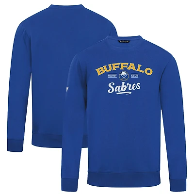 Men's Levelwear Royal Buffalo Sabres Zane Ice Wall Pullover Sweatshirt