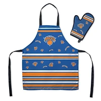 The Northwest Group  New York Knicks  Press Two-Piece Apron and Mitt BBQ Set