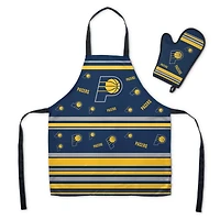 The Northwest Group  Indiana Pacers  Press Two-Piece Apron and Mitt BBQ Set