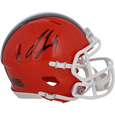 Jerry Jeudy Cleveland Browns Autographed Riddell 2024 Speed Mini Helmet