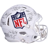NFL Hall of Famers Autographed Riddell Speed Authentic Helmet with 34 Signatures & Induction Year Inscriptions - Limited Edition of 24