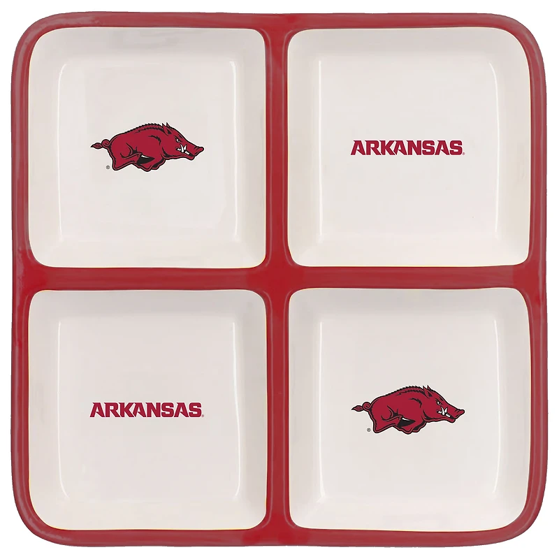The Memory Company Arkansas Razorbacks Square Tray