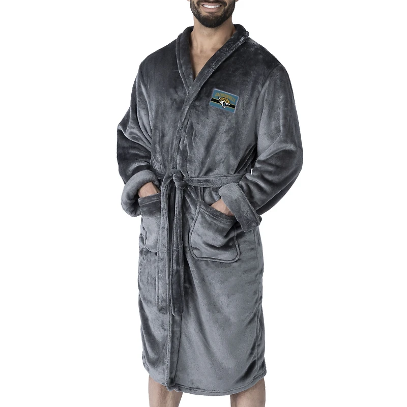 Men's The Northwest Group Charcoal Jacksonville Jaguars Bathrobe