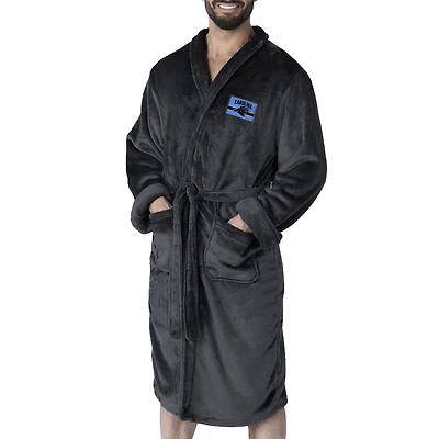 Men's The Northwest Group Black Carolina Panthers Bathrobe