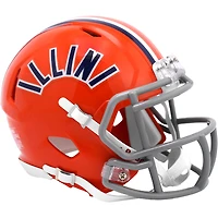 Illinois Fighting Illini Riddell Orange Arch Speed Mini Helmet