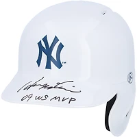 Hideki Matsui New York Yankees Autographed Rawlings Alternate Chrome Mini Batting Helmet with "09 WS MVP" - Fanatics Exclusive