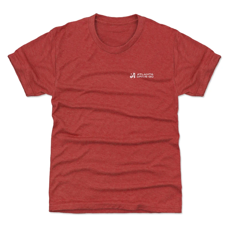 Youth 500 Level Heather Red Atlanta Drive GC TGL Team T-Shirt