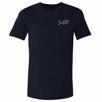 Men's 500 Level Navy Jupiter Links Golf Club TGL Primary Wordmark Team T-Shirt