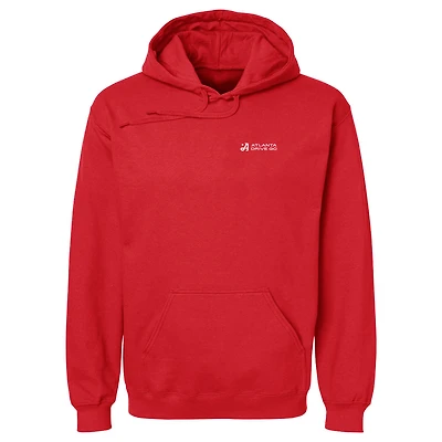 Men's 500 Level Red Atlanta Drive GC TGL Team Pullover Hoodie