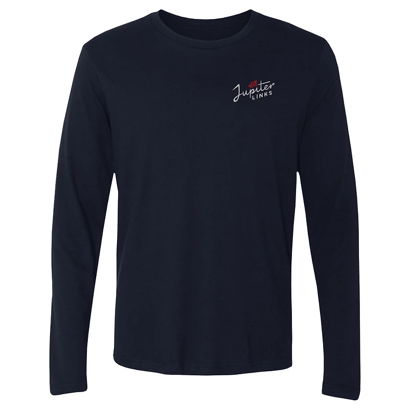 Men's 500 Level Navy Jupiter Links Golf Club TGL Team Long Sleeve T-Shirt