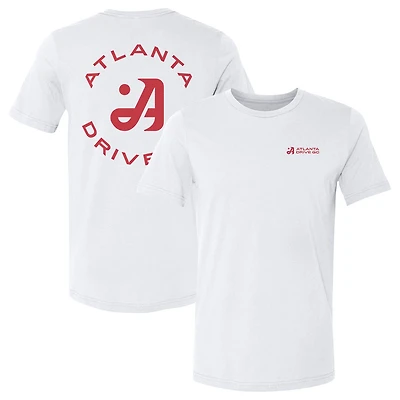 Men's 500 Level White Atlanta Drive GC TGL Primary Logo Team T-shirt