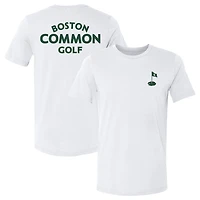Men's 500 Level White Boston Common Golf TGL Primary Logo Lockup Team T-shirt