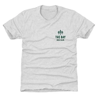 Youth 500 Level Heather Gray The Bay Golf Club TGL Team Wordmark T-Shirt