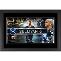 Cavan Sullivan Philadelphia Union Framed 10" x 18" Collage with a Piece of Match-Used Ball and Net from MLS Debut - Limited Edition of 85