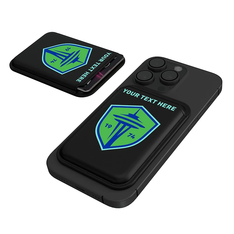 Keyscaper Seattle Sounders FC Personalized Magnetic Credit Card Wallet