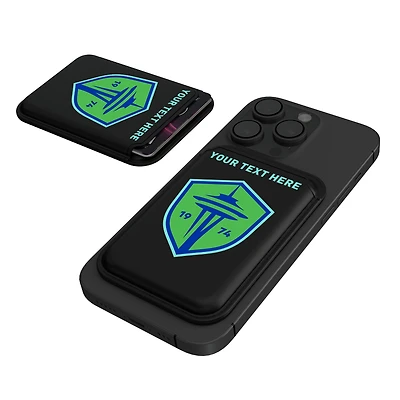 Keyscaper Seattle Sounders FC Personalized Magnetic Credit Card Wallet
