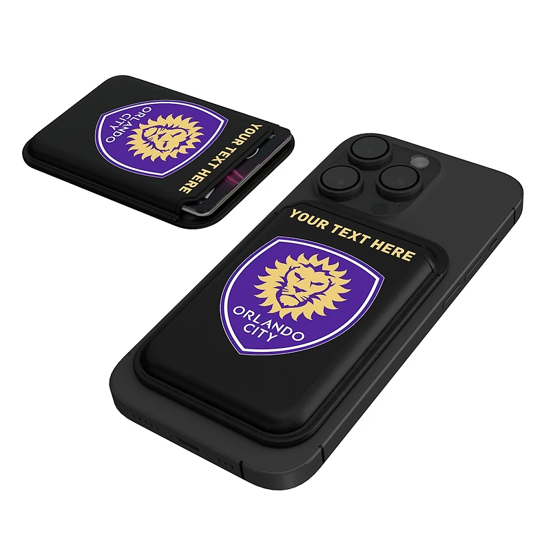 Keyscaper Orlando City SC Personalized Magnetic Credit Card Wallet