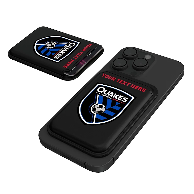Keyscaper San Jose Earthquakes Personalized Magnetic Credit Card Wallet