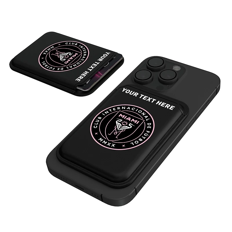 Keyscaper Inter Miami CF Personalized Magnetic Credit Card Wallet