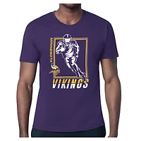 Men's Starter Purple Minnesota Vikings Player Grid T-Shirt