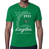 Men's Starter Kelly Green Philadelphia Eagles Arch City Retro Logo T-Shirt
