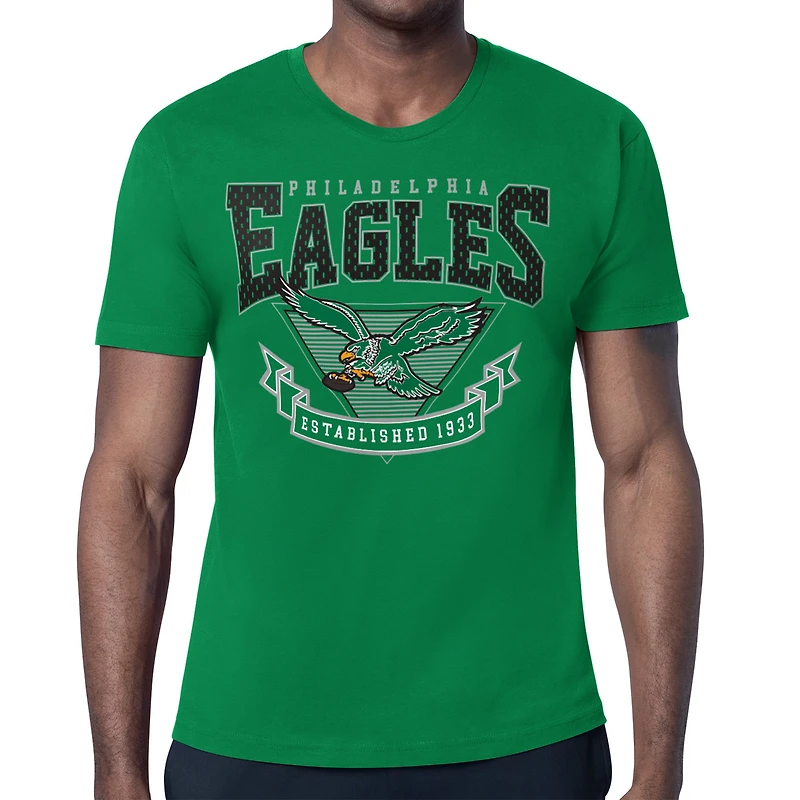 Men's Starter Kelly Green Philadelphia Eagles ‘80s Inspired Retro Logo T-Shirt