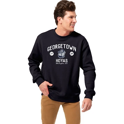 Men's League Collegiate Wear Navy Georgetown Hoyas Essentials 2.0 Fleece Pullover Sweatshirt