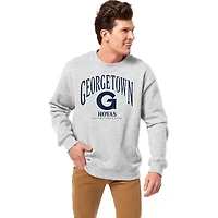 Men's League Collegiate Wear Heather Gray Georgetown Hoyas Essentials 2.0 Fleece Pullover Sweatshirt