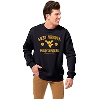 Men's League Collegiate Wear Navy West Virginia Mountaineers Essentials 2.0 Fleece Pullover Sweatshirt