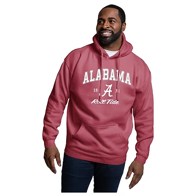 Men's League Collegiate Wear Crimson Alabama Tide Essentials 2.0 Fleece Pullover Hoodie