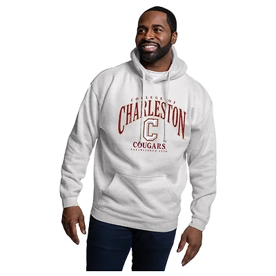 Men's League Collegiate Wear Heather Gray Charleston Cougars Essentials 2.0 Fleece Pullover Hoodie