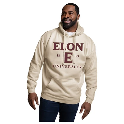 Men's League Collegiate Wear Gold Elon Phoenix Essentials 2.0 Fleece Pullover Hoodie