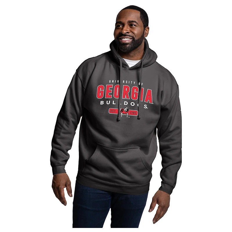 Men's League Collegiate Wear Georgia Bulldogs Essentials 2.0 Fleece Pullover Hoodie