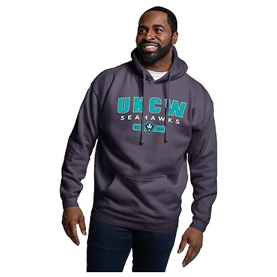 Men's League Collegiate Wear Navy UNC Wilmington Seahawks Essentials 2.0 Fleece Pullover Hoodie