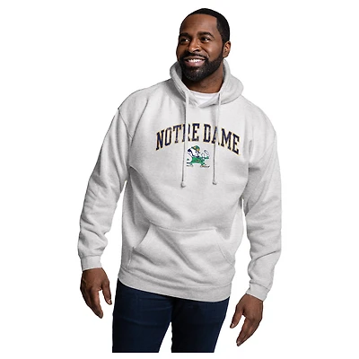 Men's League Collegiate Wear Heather Gray Notre Dame Fighting Irish Essentials 2.0 Fleece Pullover Hoodie