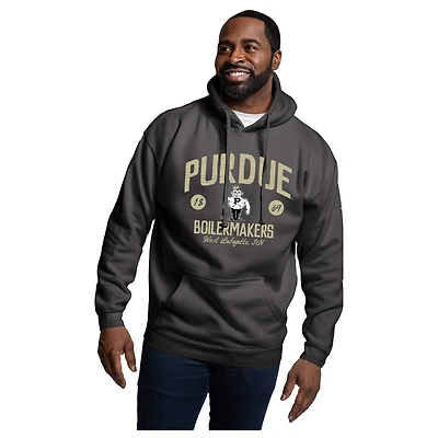 Men's League Collegiate Wear Black Purdue Boilermakers Essentials 2.0 Fleece Pullover Hoodie