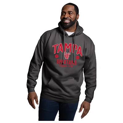 Men's League Collegiate Wear Black Tampa Spartans Essentials 2.0 Fleece Pullover Hoodie