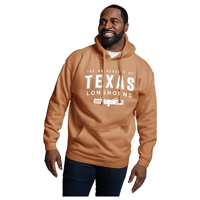 Men's League Collegiate Wear Texas Orange Longhorns Essentials 2.0 Fleece Pullover Hoodie