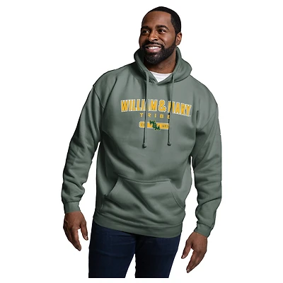 Men's League Collegiate Wear Green William & Mary Tribe Essentials 2.0 Fleece Pullover Hoodie
