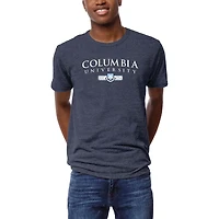 Men's League Collegiate Wear Heather Navy Columbia University Victory Falls Tri-Blend T-Shirt