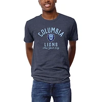 Men's League Collegiate Wear Heather Navy Columbia University Victory Falls Tri-Blend T-Shirt