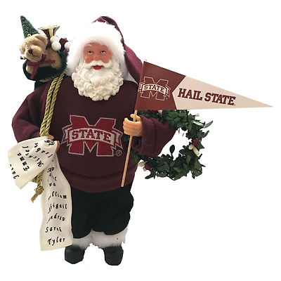 Mississippi State Bulldogs 12" Proud Santa