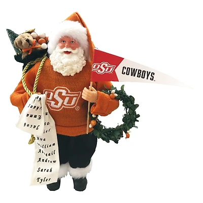Oklahoma State Cowboys 12" Proud Santa
