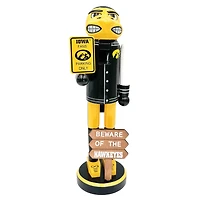 Iowa Hawkeyes 12" Beware Nutcracker